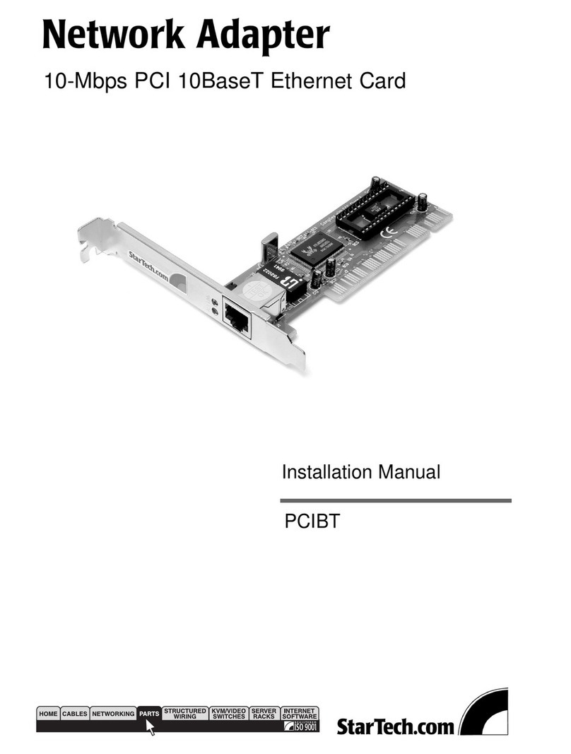 StarTech.com PCIBT User manual