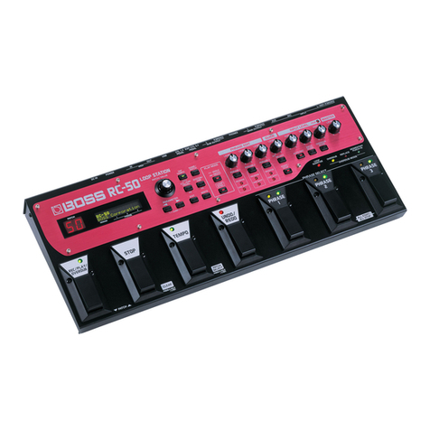 BOSSCO RC-50 User manual