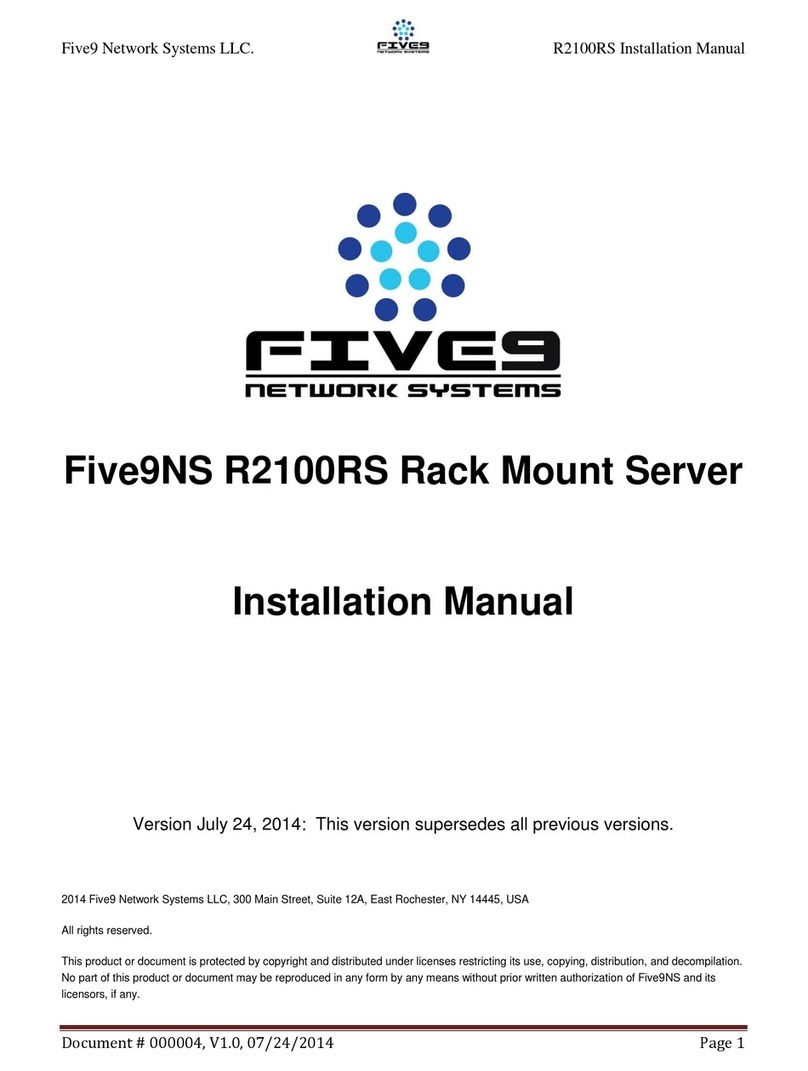 Five9NS R2100RS User manual