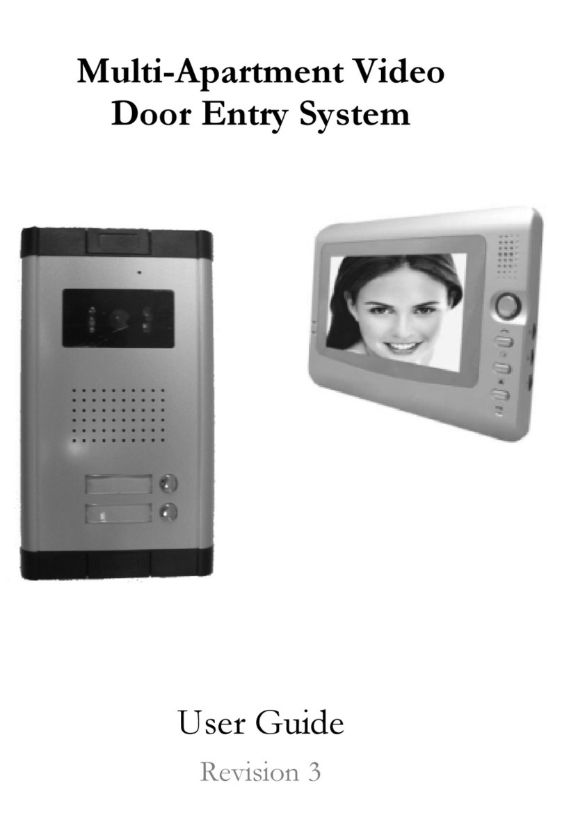 4tronix Multi-Apartment Video Door Entry System user guide