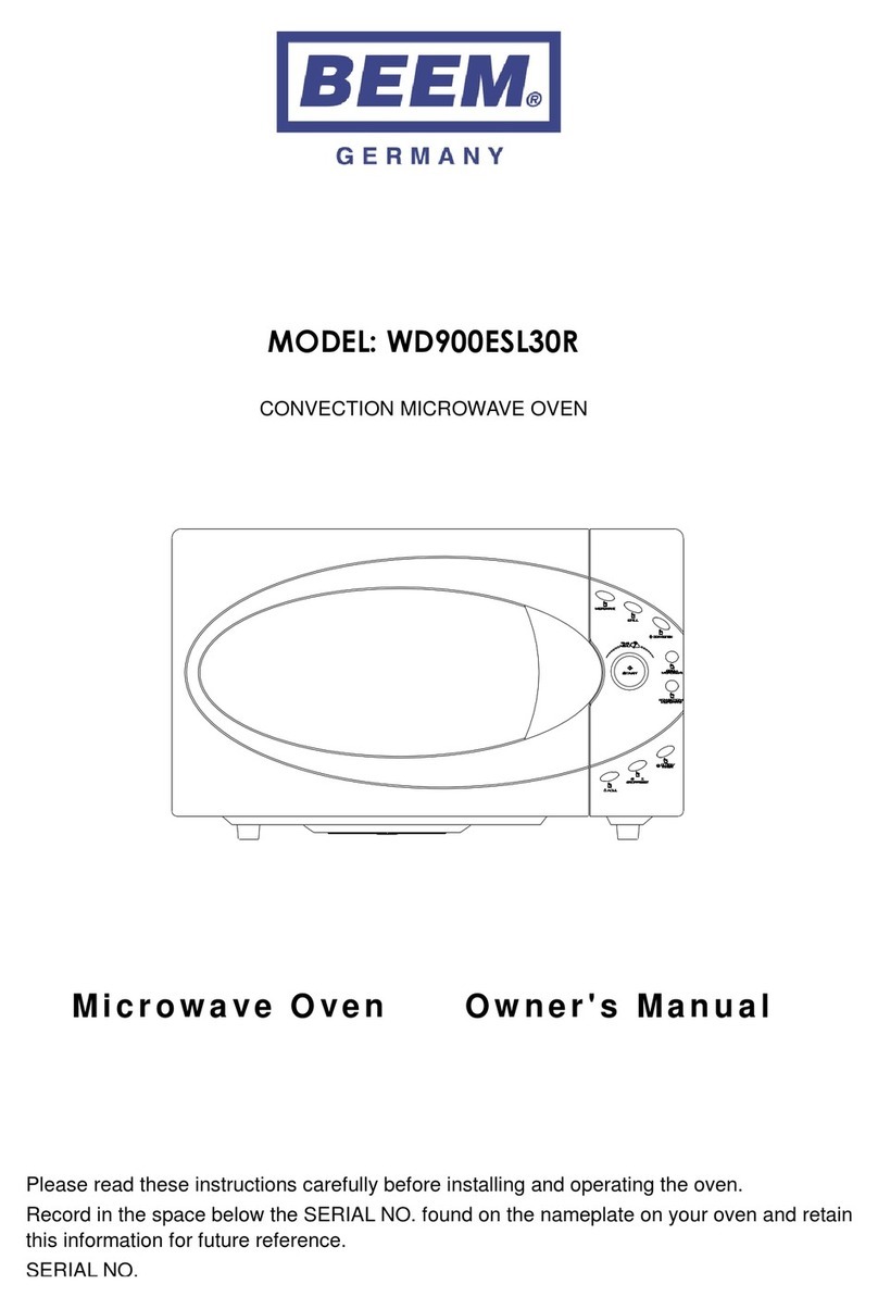 Beem WD900ESL30R owner's manual