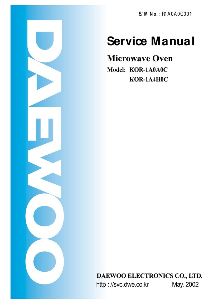 Daewoo KOR-1A0A0C User manual