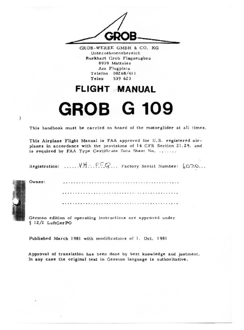 Grob G 109 Technical specifications