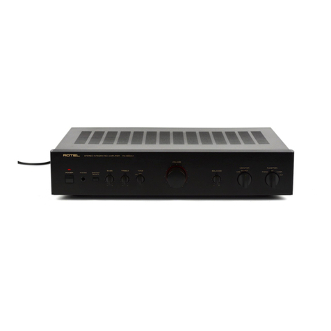 Rotel RA-930AX User manual Rotel RA-930AX User manual