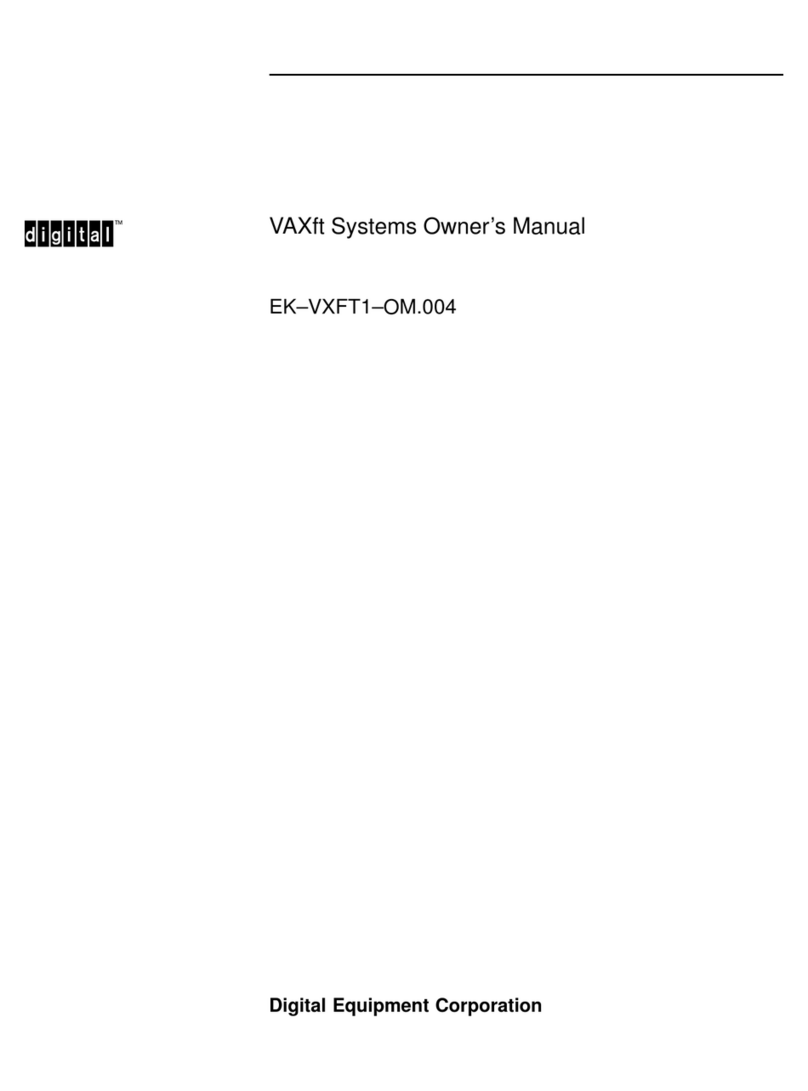 Digital Equipment VAXft User manual Digital Equipment VAXft User manual