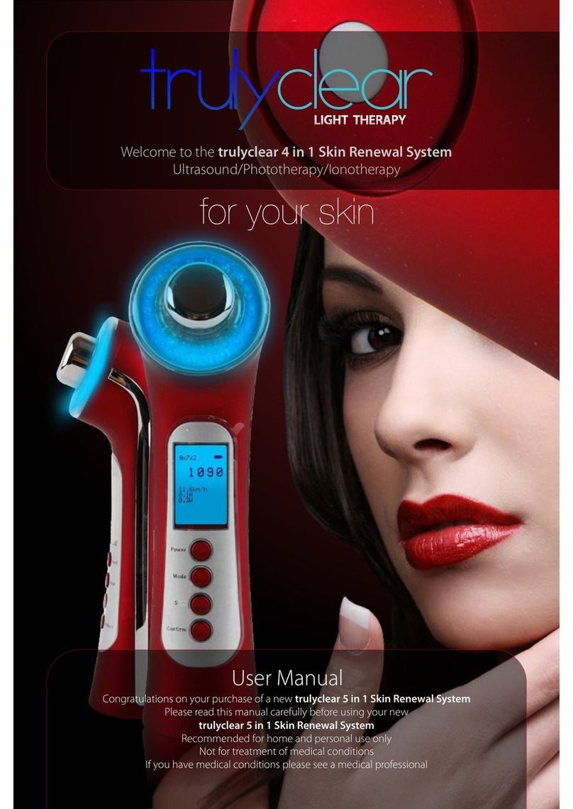 Truly Clear 4 in 1 skin renewal system user manual