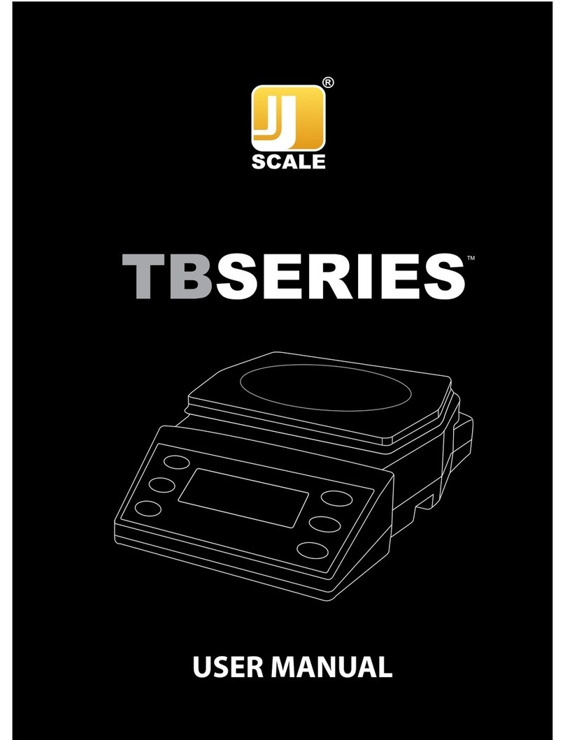 J-Scale TB600 User manual J-Scale TB600 User manual