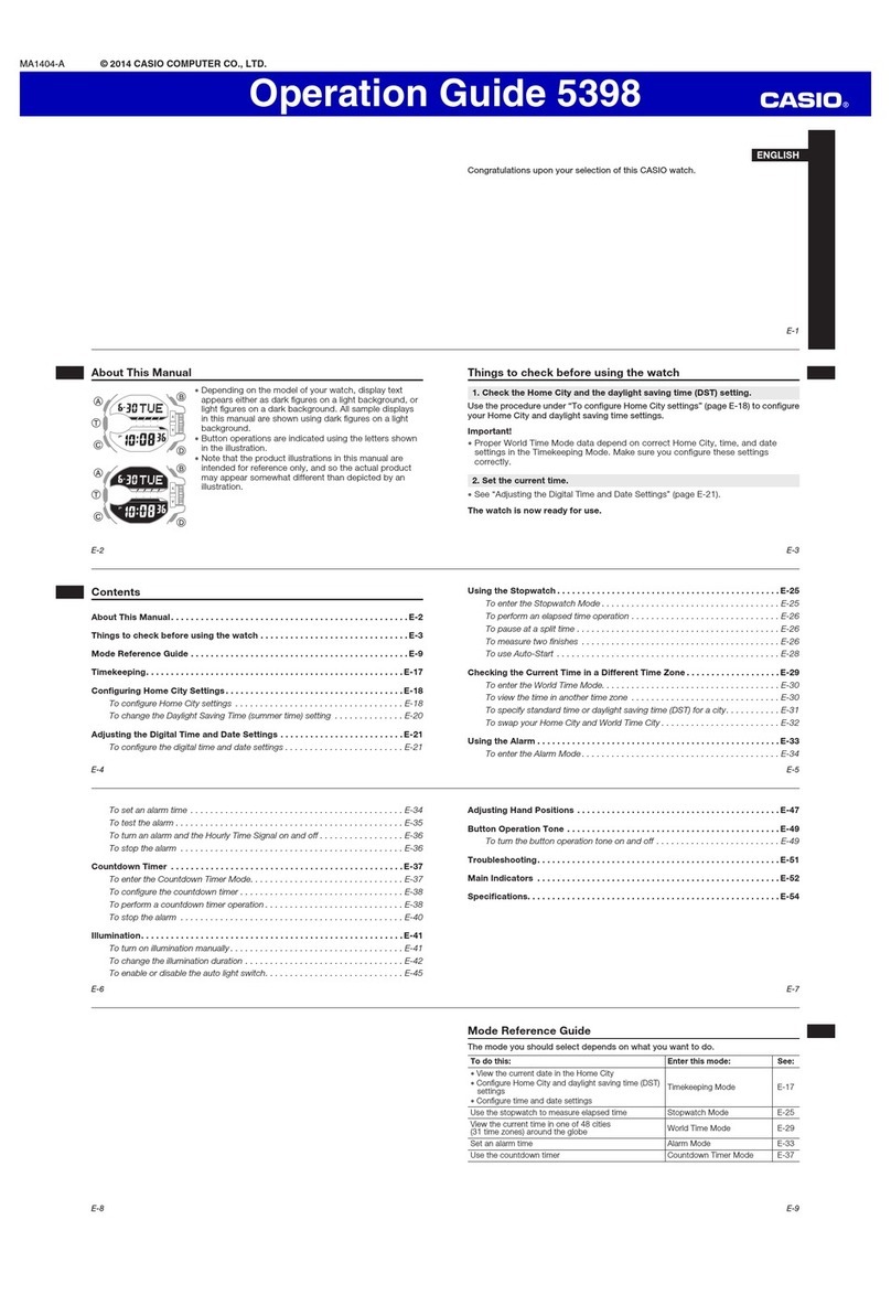 Casio 5398 User manual Casio 5398 User manual