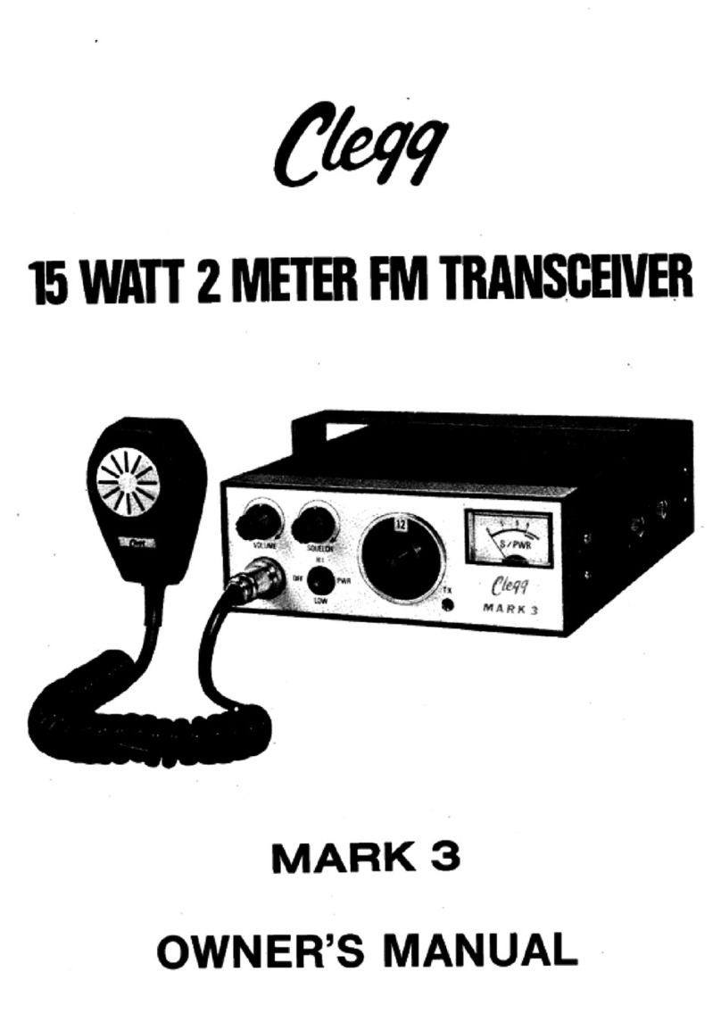 Clegg MARK 3 owner's manual