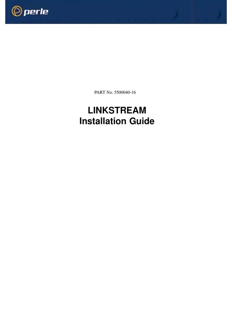 Perle LINKSTREAM User manual Perle LINKSTREAM User manual
