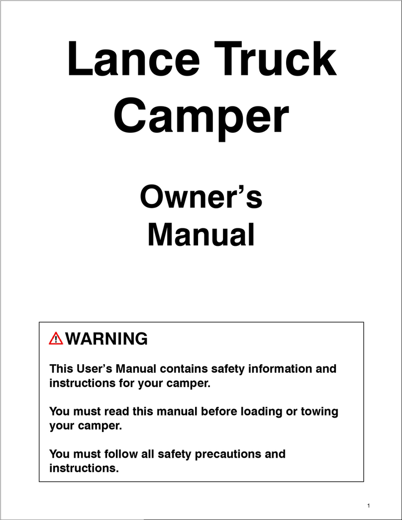 Lance Truck Camper User manual Lance Truck Camper User manual
