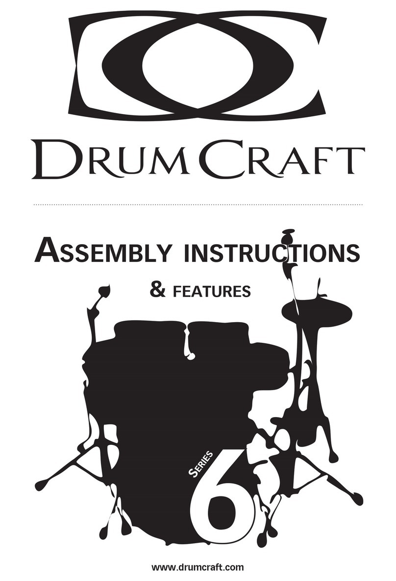 DrumCraft Series 6 Assebly instructions and features