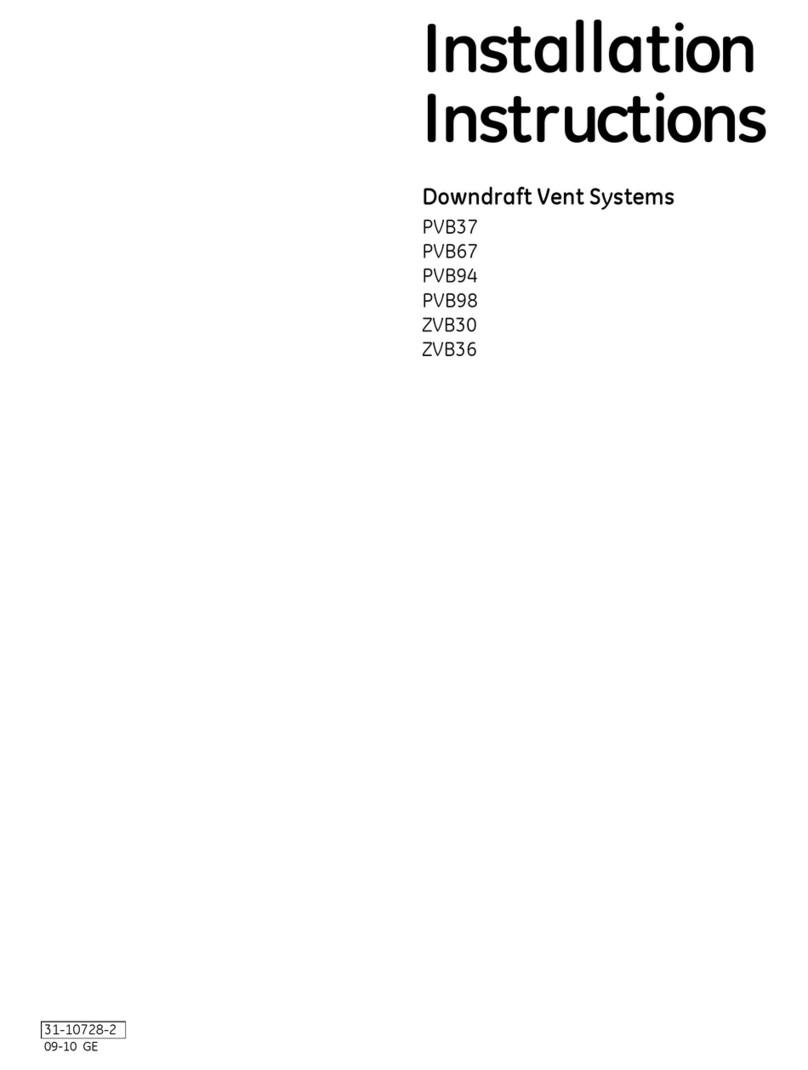 GE PVB37 User manual GE PVB37 User manual