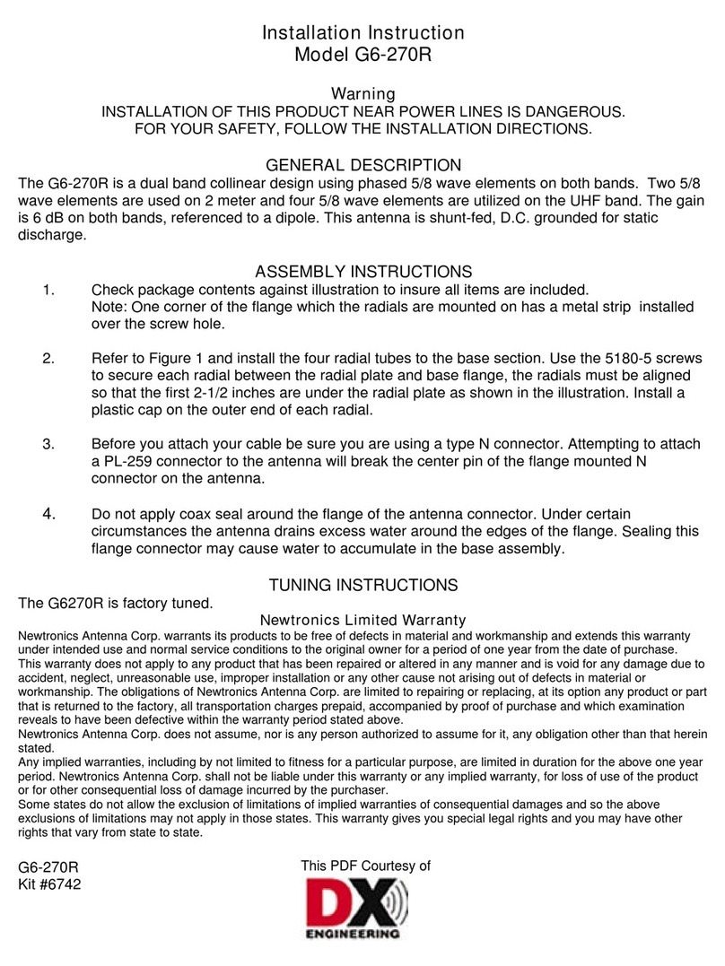 Newtronics G6-270R User manual
