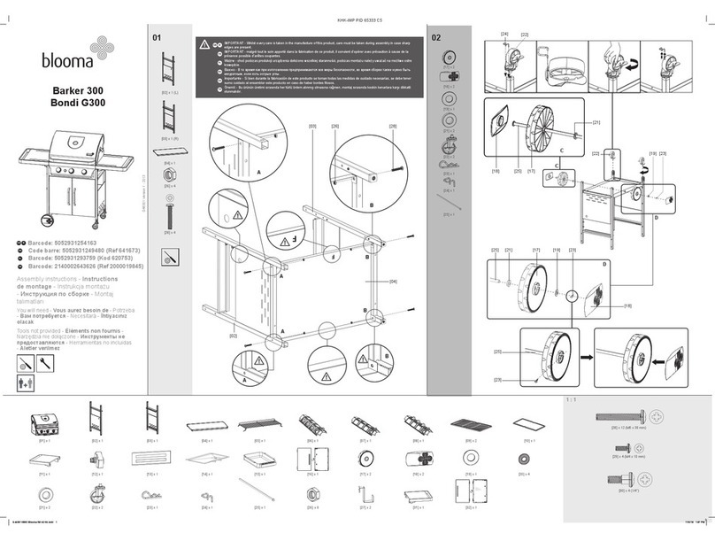 Blooma Barker 300 Assembly instructions
