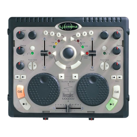 Hercules DJ CONSOLE User manual