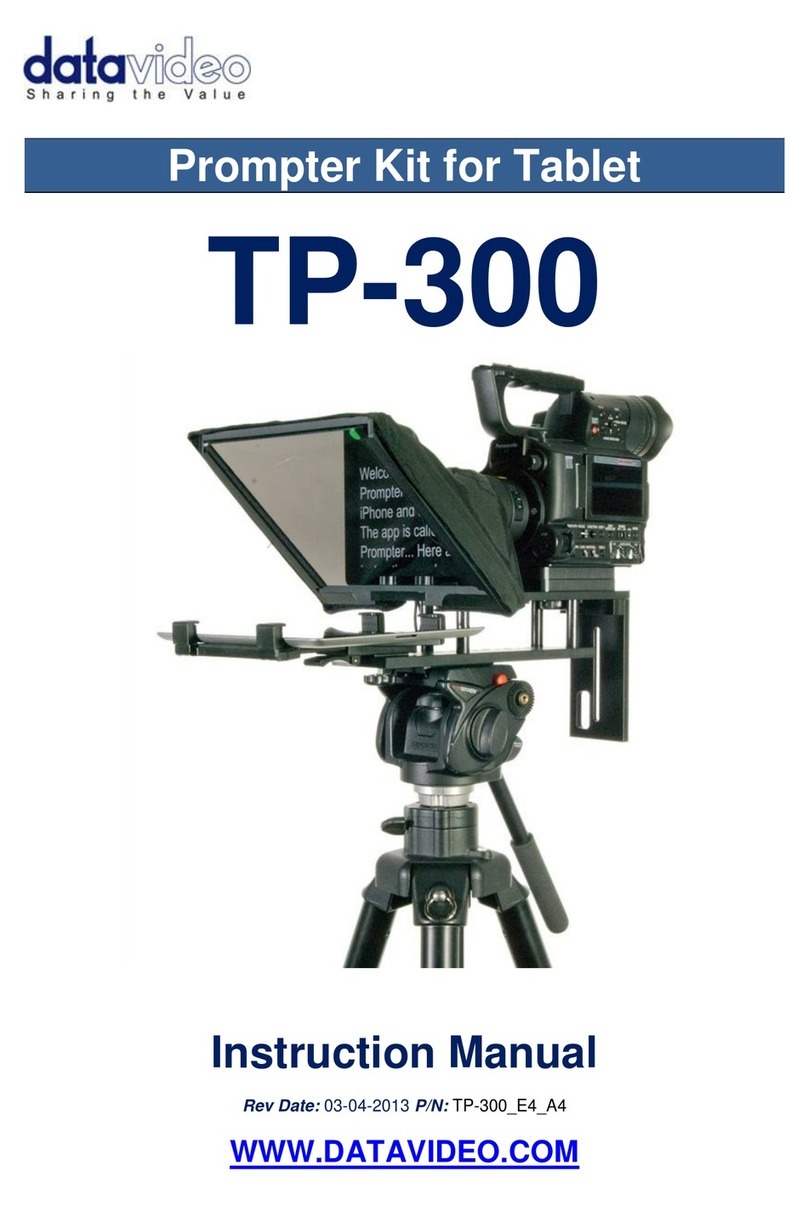 Data Video TP-300 instruction manual