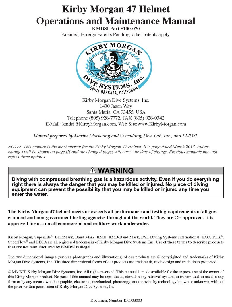 Kirby Morgan 47 Operation and maintenance manual
