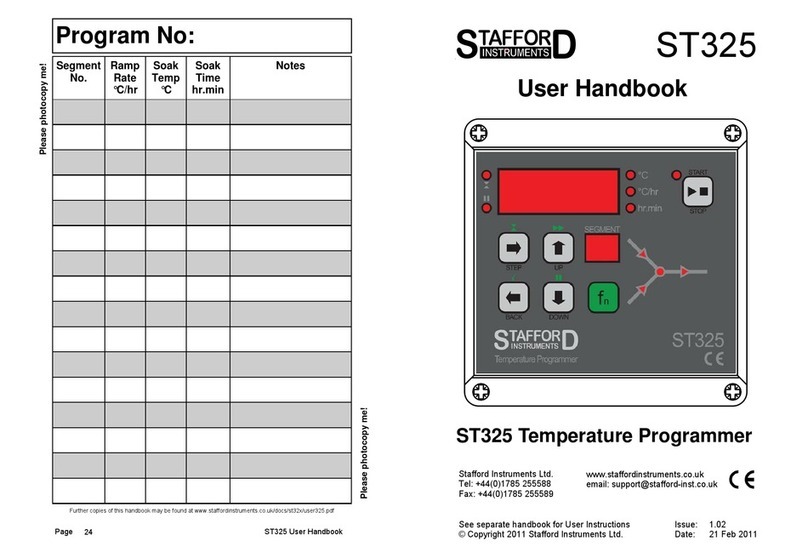 Stafford Instruments ST325 Instruction Manual