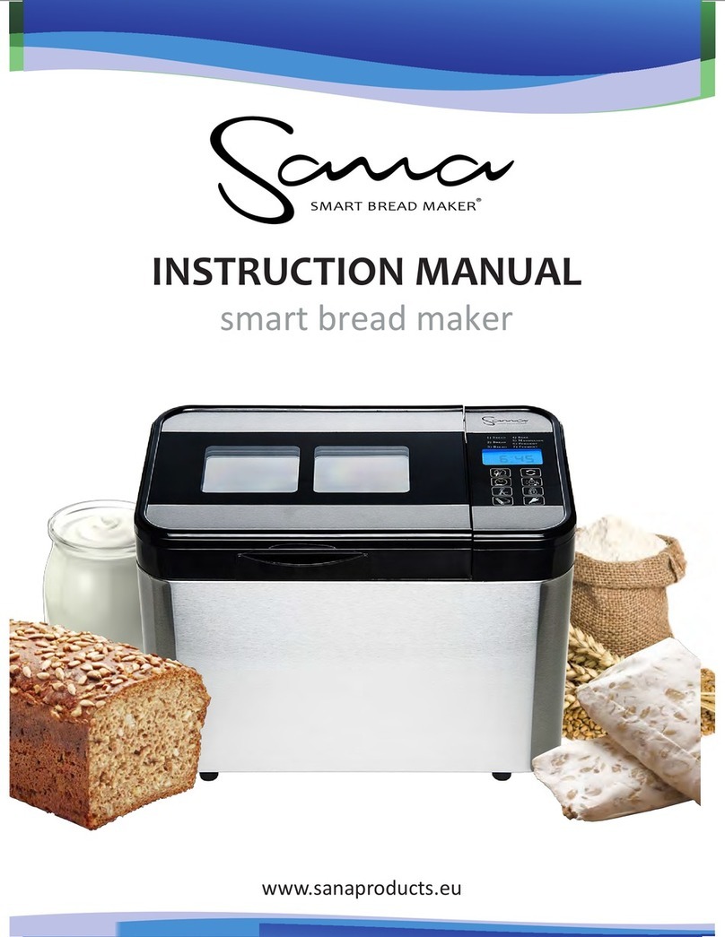 Sana SMART BREAD MAKER instruction manual