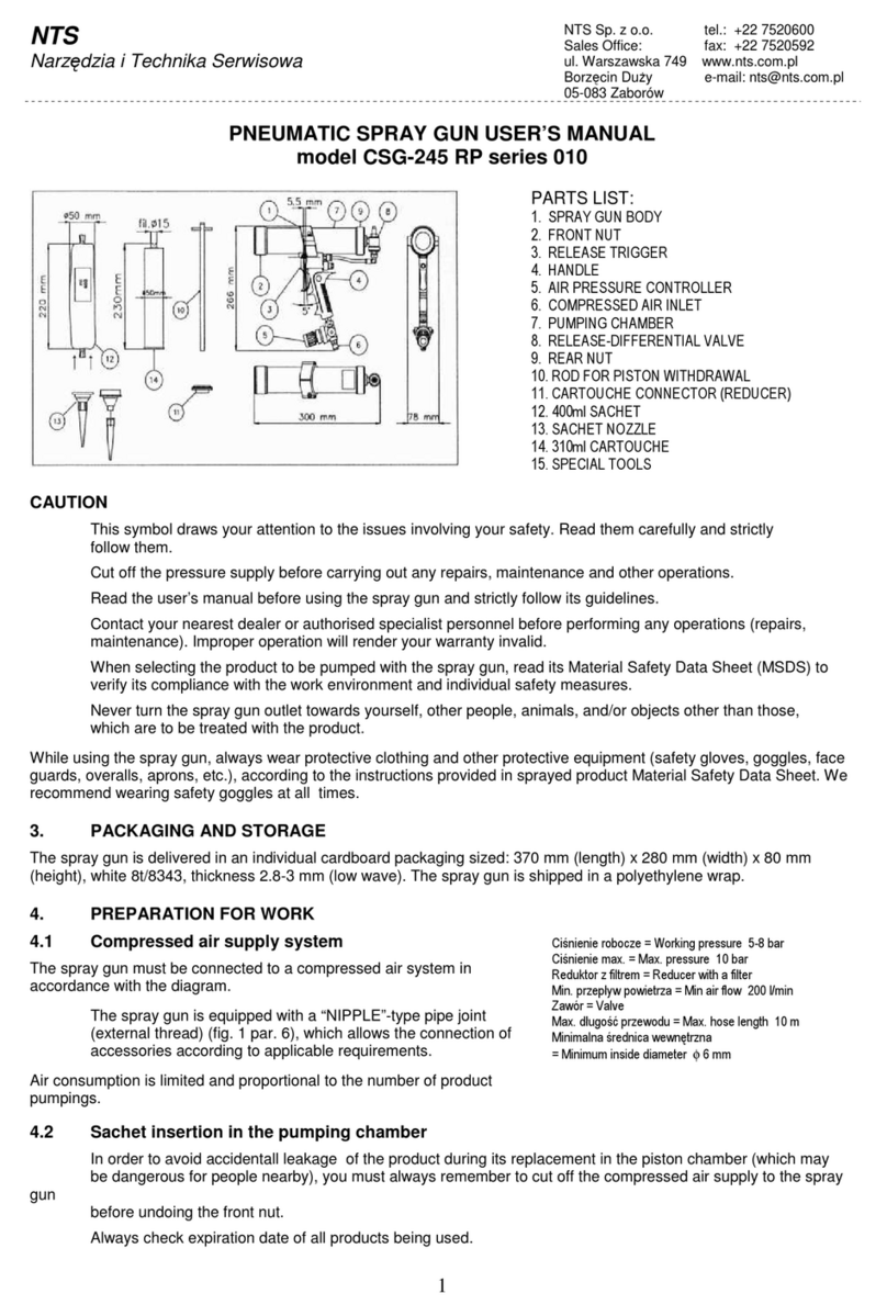 NTS CSG-245 RP series 010 user manual