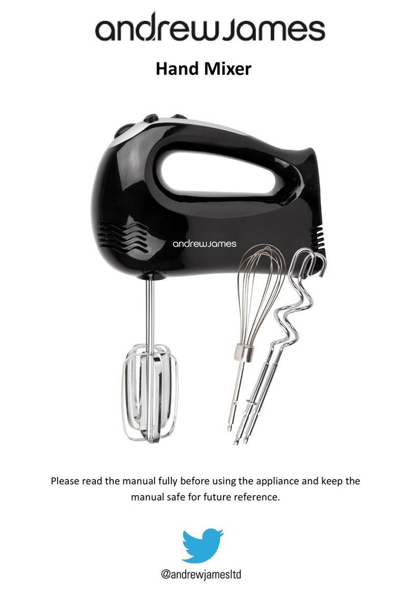 Andrew James Hand Mixer user manual