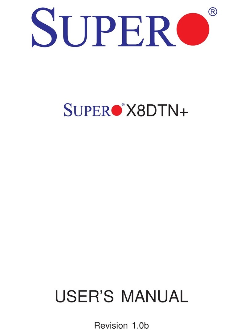 Supero X8DTN+ User manual