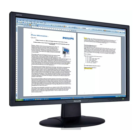 Philips 220VW8FB/00 User manual