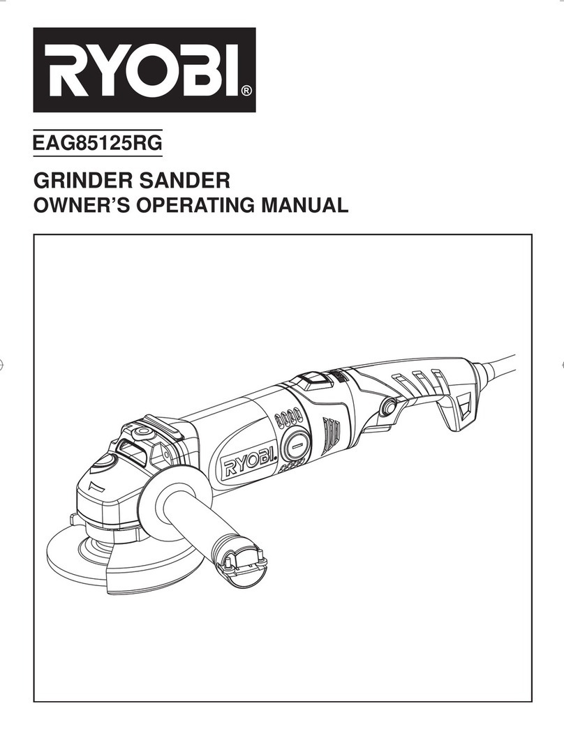 Ryobi EAG85125RG Owner's operating manual