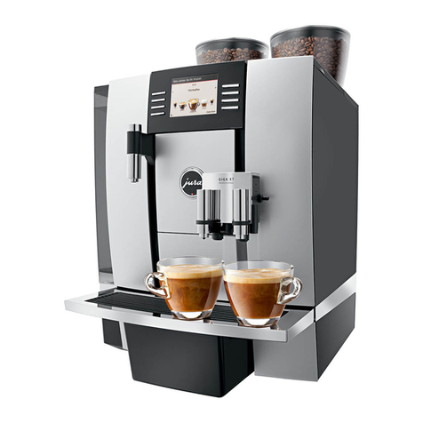Jura GIGA X7 Professionel User instructions
