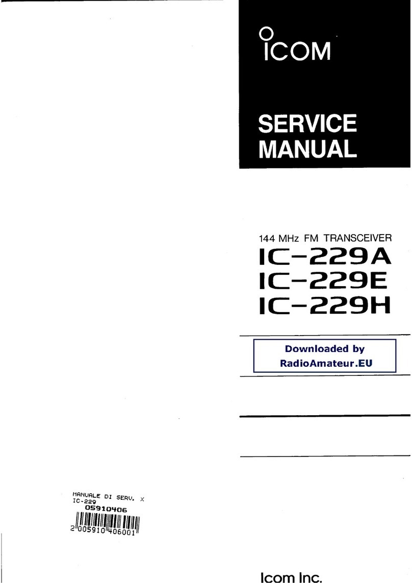 Icom IC-229A User manual