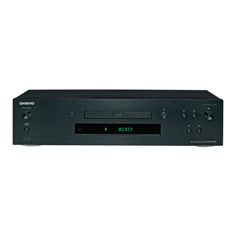 Onkyo BD-SP809 User manual