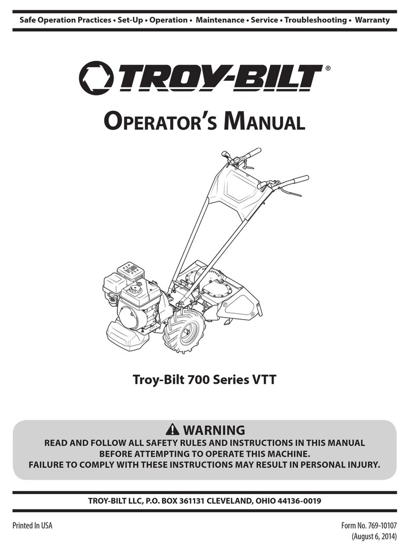 Troy-Bilt 700 SERIES Operator's manual