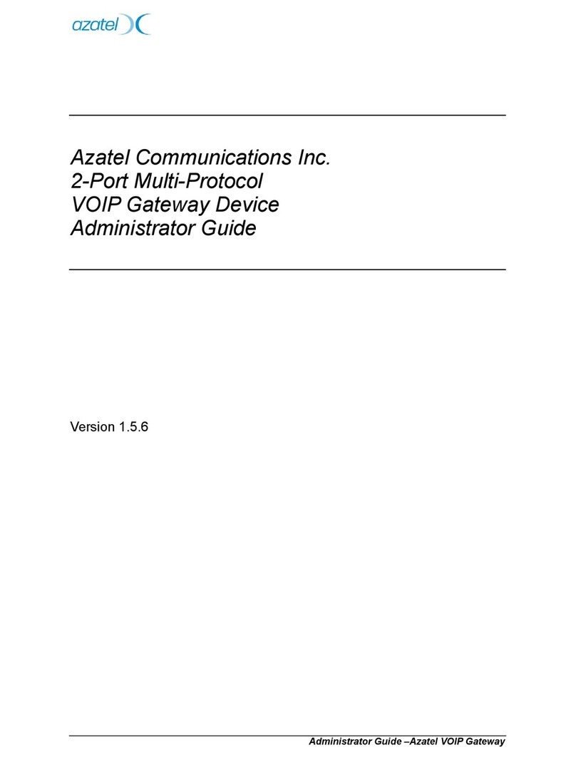 Azatel AzaCall200 Administrator's guide
