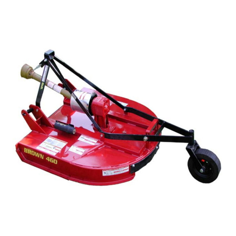 BROWN 460 Operator's manual