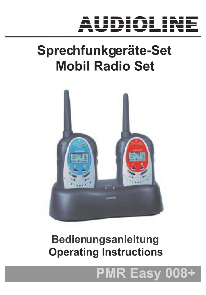 AUDIOLINE PMR Easy 008+ operating instructions