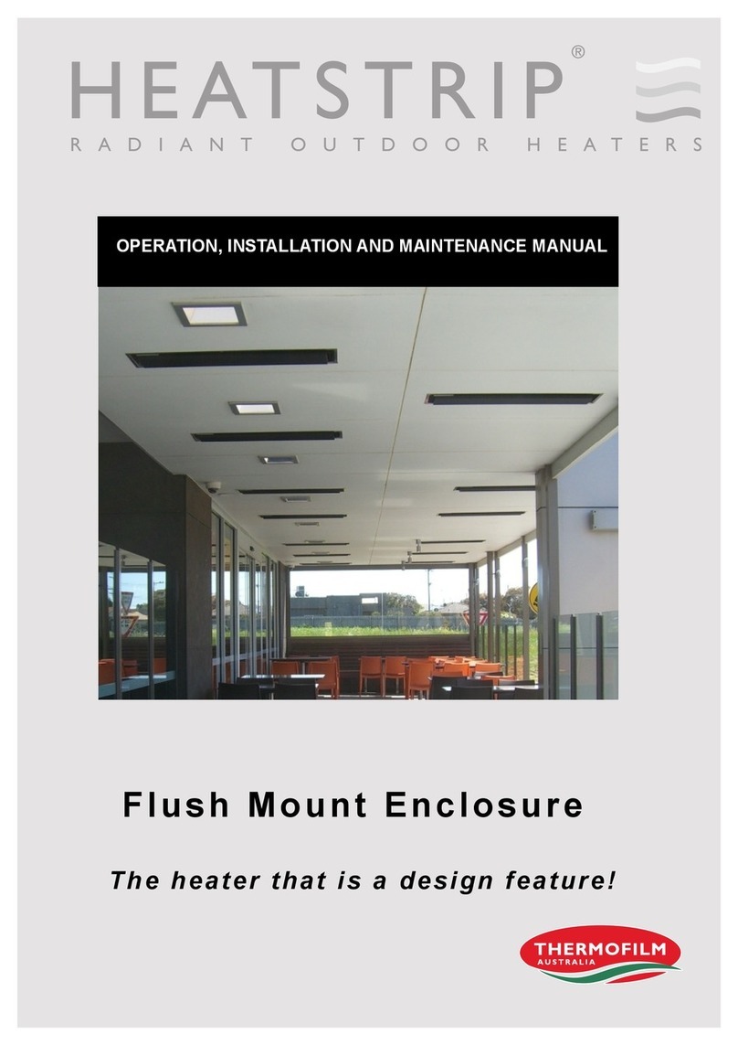 Thermofilm THH1500A Operating & installation guide