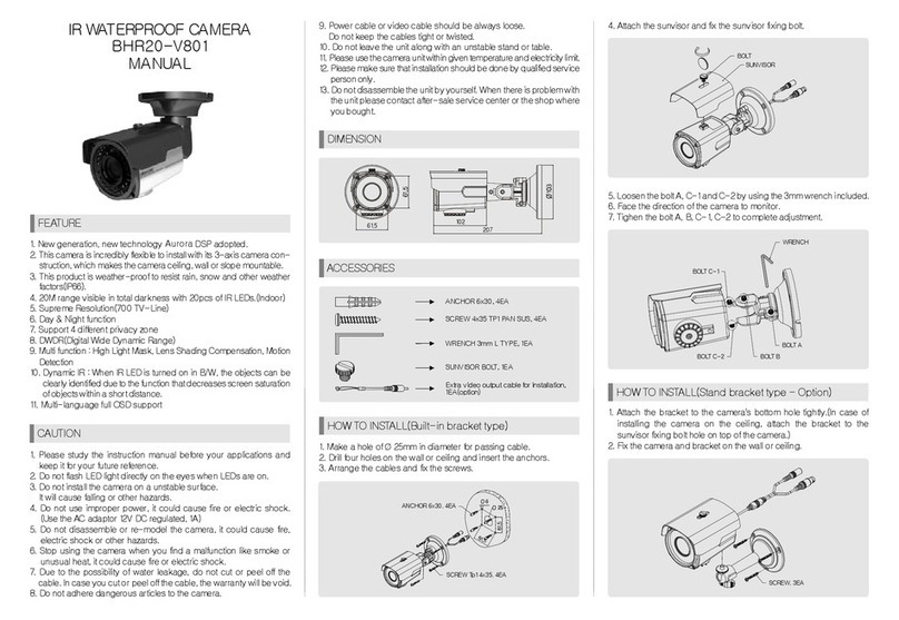 Bluecctv BHR20-V801 manual