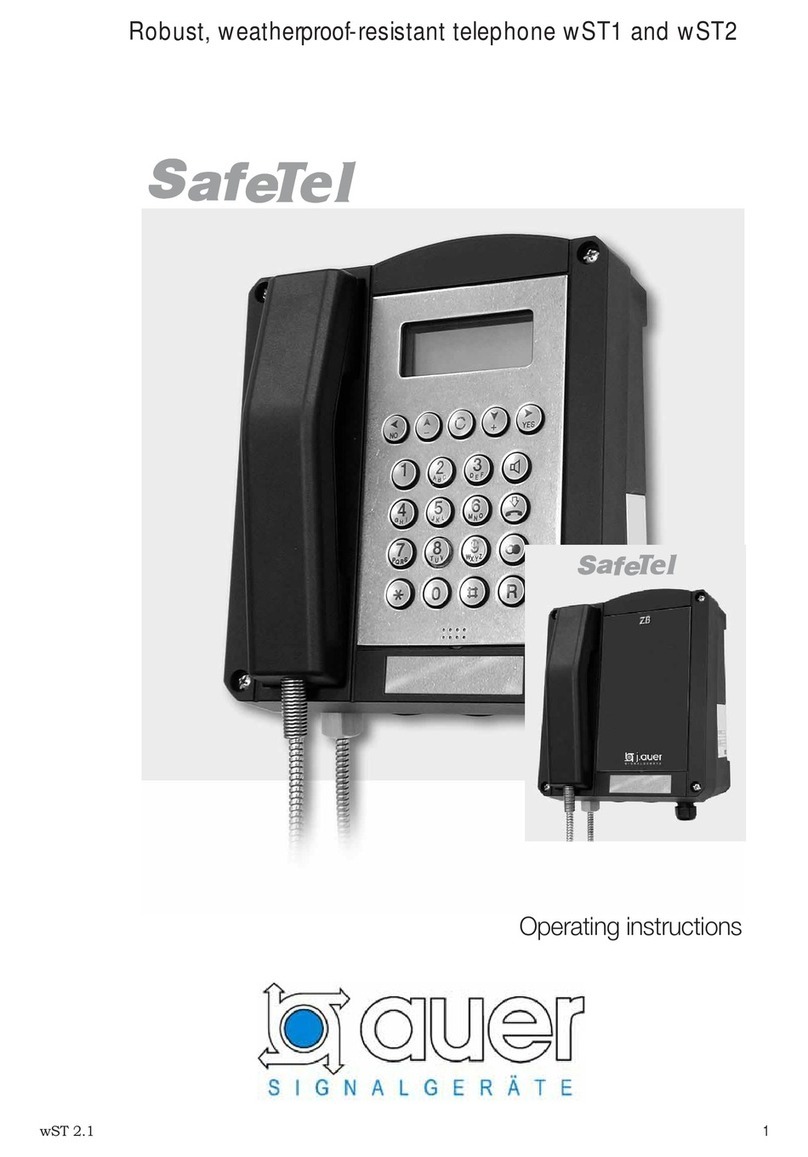 auer SafeTel wST1 User manual