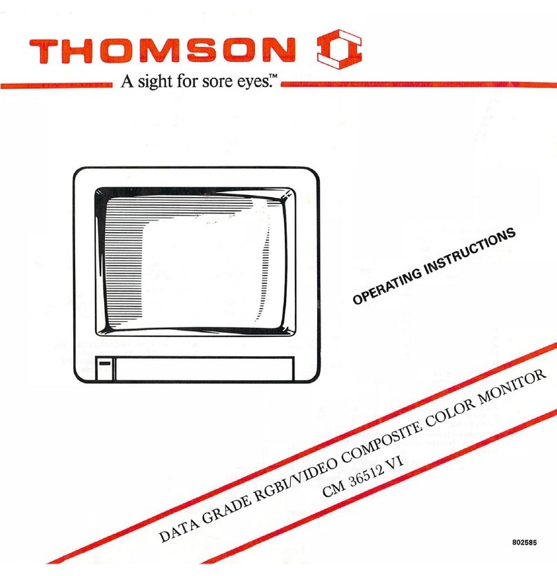 THOMSON CM 36512 VI User manual