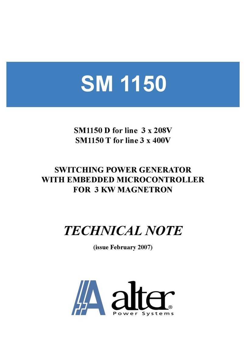 ALTER SM1150 D Instruction Manual