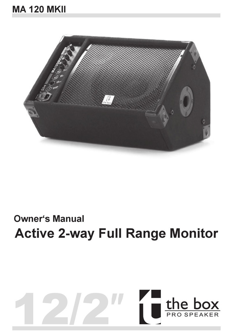 The box MA 120 MKII owner's manual