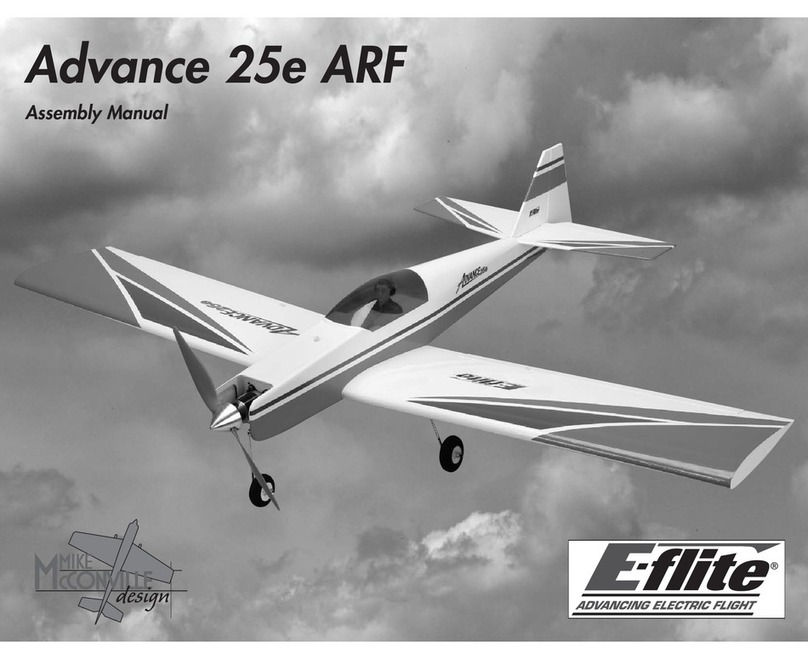 E-FLITE Advance 25e ARF Assembly manual