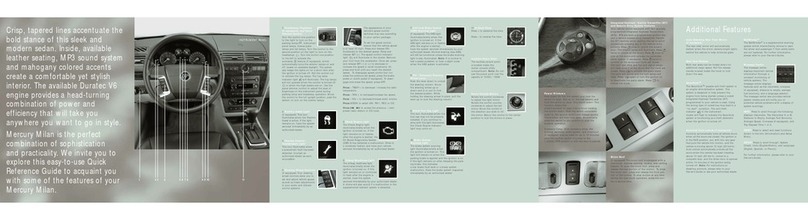 Mercury 2006 Milan User manual