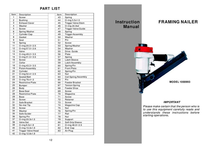 Northern Tool 1000993 instruction manual
