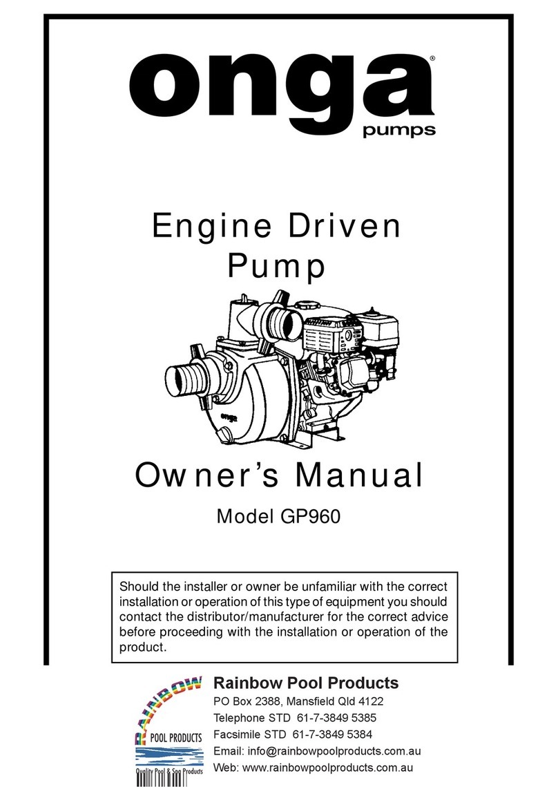 onga GP960 owner's manual onga GP960 owner's manual