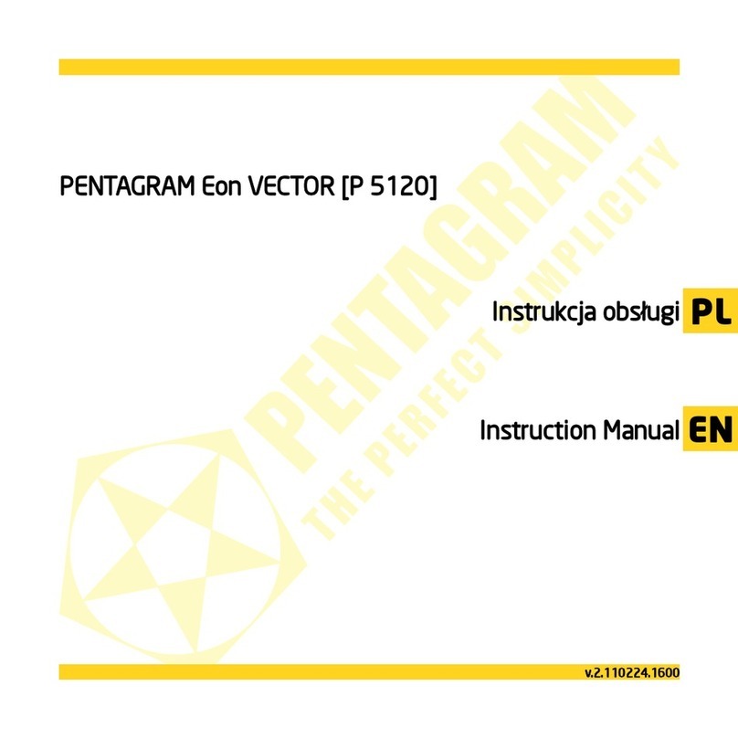 Pentagram Eon VECTOR P 5120 instruction manual