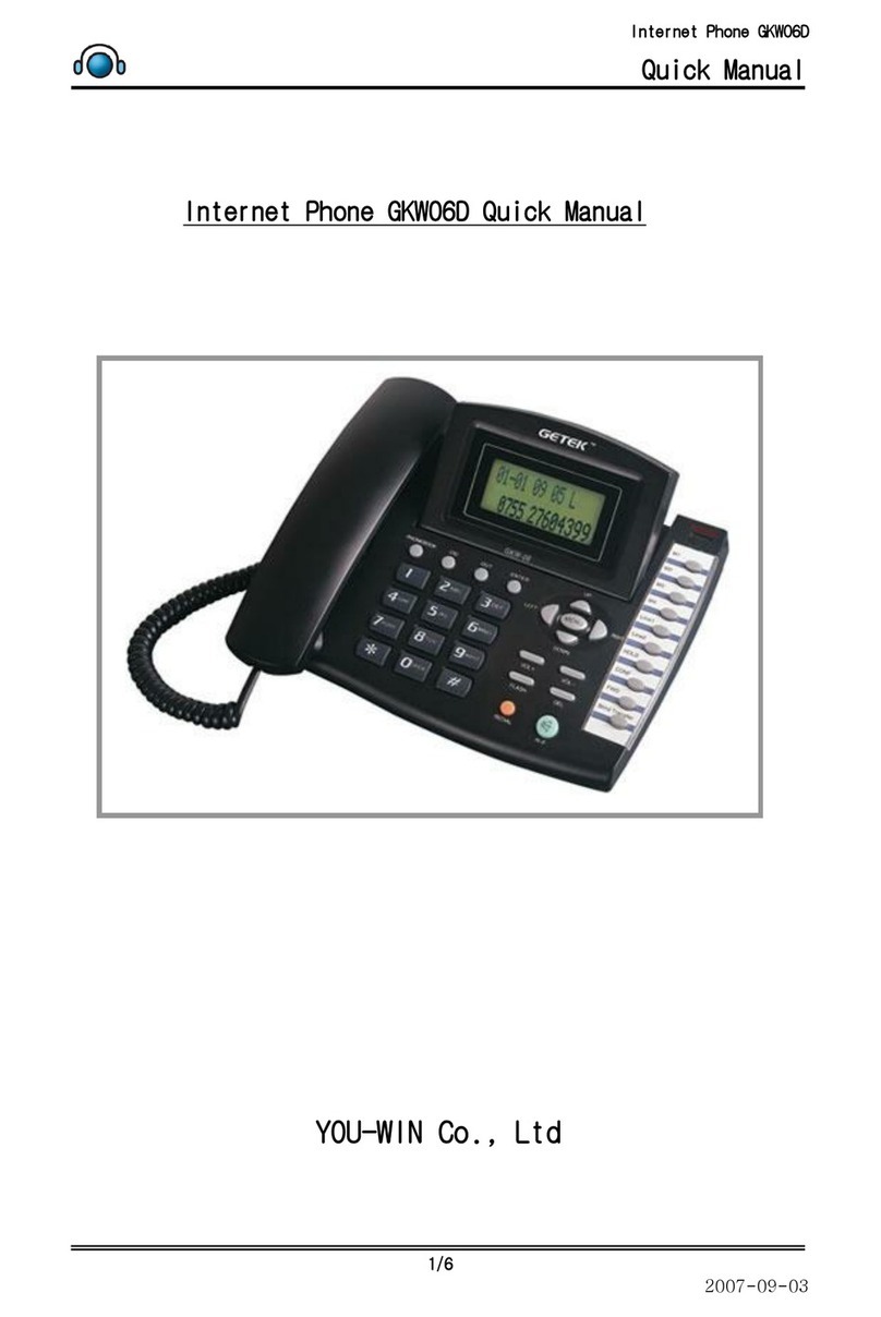 Getek GKW06D Quick manual