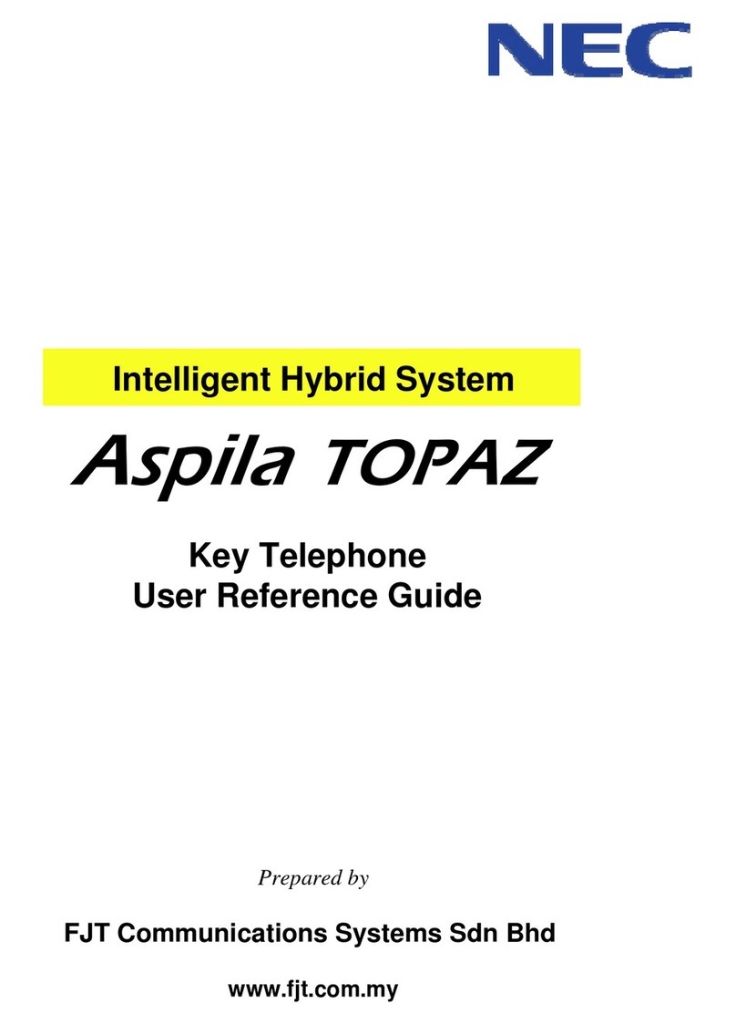 NEC Aspila Topaz Product information sheet