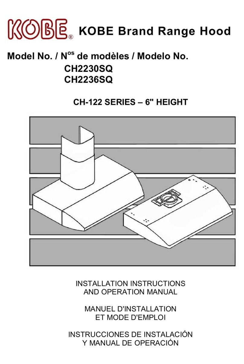 KOBE CH2230SQ Troubleshooting guide